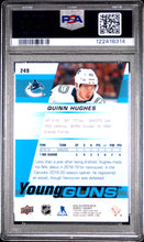 Load image into Gallery viewer, Quinn Hughes 2019 Upper Deck #249 PSA 10