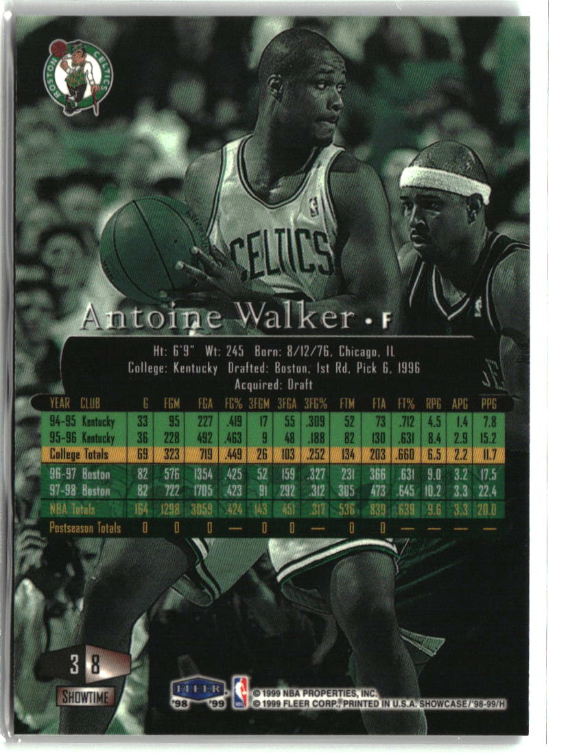 Antoine Walker 1998-99 Flair Showcase #8