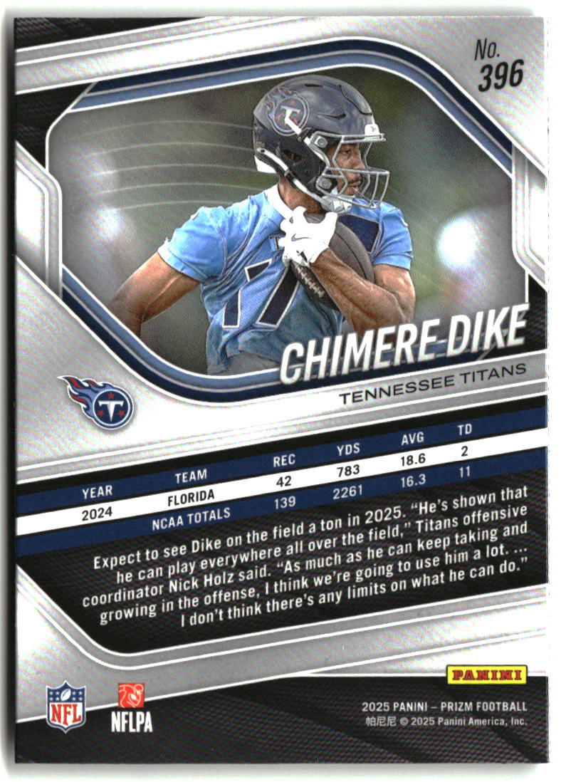 Chimere Dike 2025 Panini Prizm #396