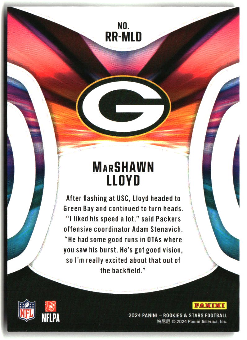 MarShawn Lloyd 2024 Panini Rookies & Stars Rookie Rush #RR-MLD