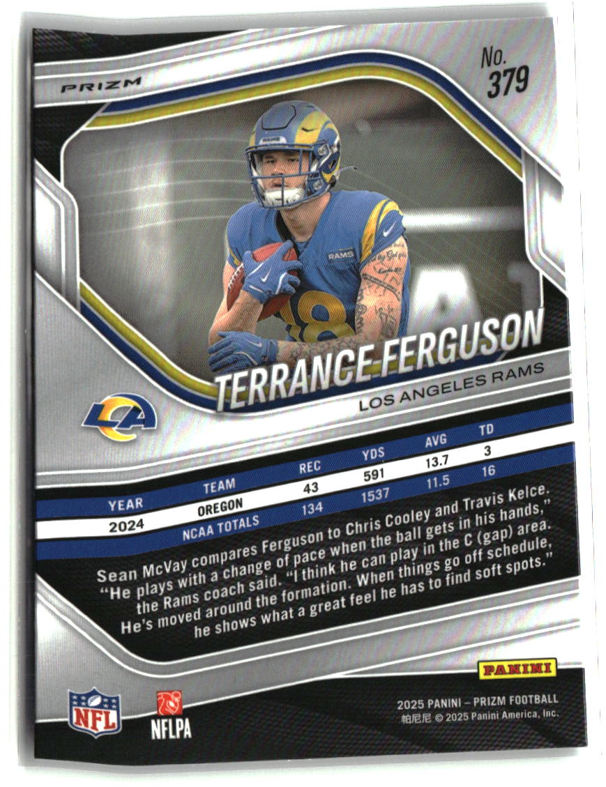 Terrance Ferguson 2025 Panini Prizm Lazer #379