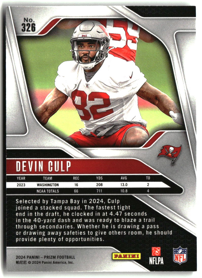 Devin Culp 2024 Panini Prizm #326