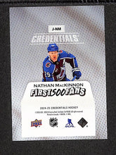 Load image into Gallery viewer, Nathan MacKinnon 2016-17 Upper Deck Tim Hortons NHL Jersey Relics #J-NM