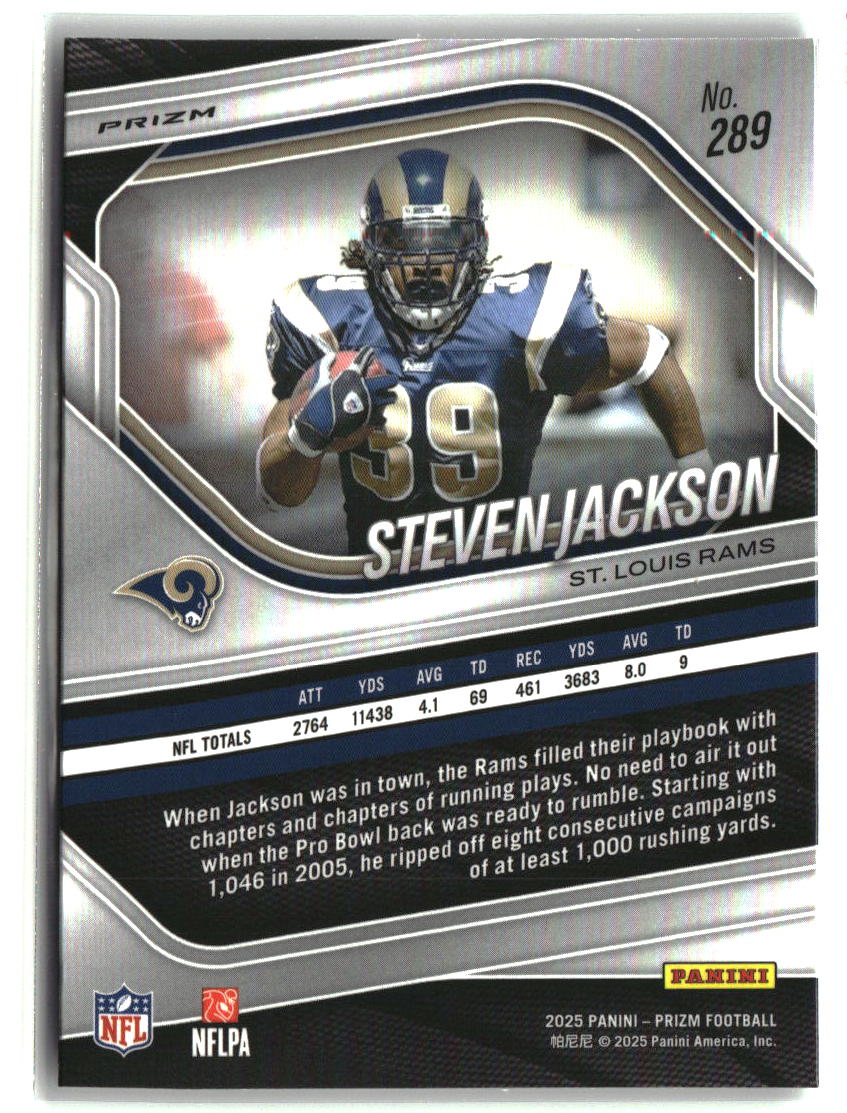 Steven Jackson 2025 Panini Prizm Lazer #289