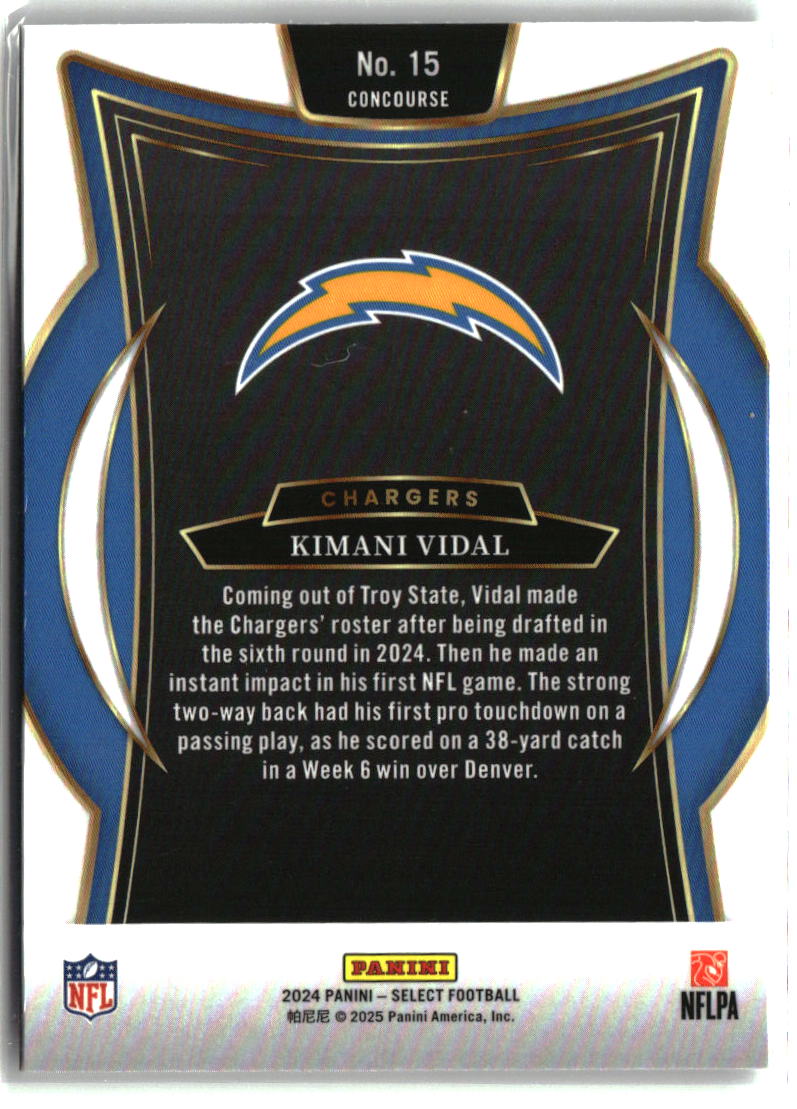 Kimani Vidal 2024 Panini Select #15