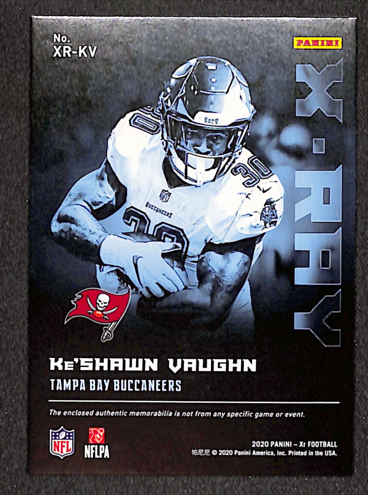 Ke'Shawn Vaughn 2020 Panini XR X-Ray Swatches #XR-KV #/25