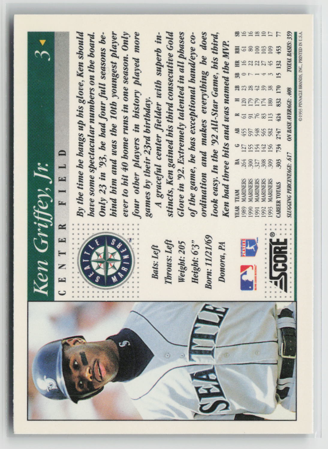 Ken Griffey Jr. 1994 Score #3