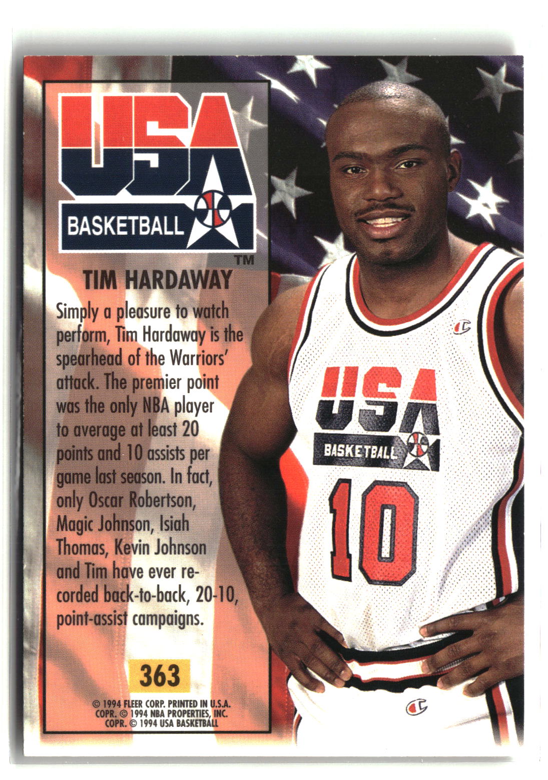 Tim Hardaway 1993-94 Ultra #363