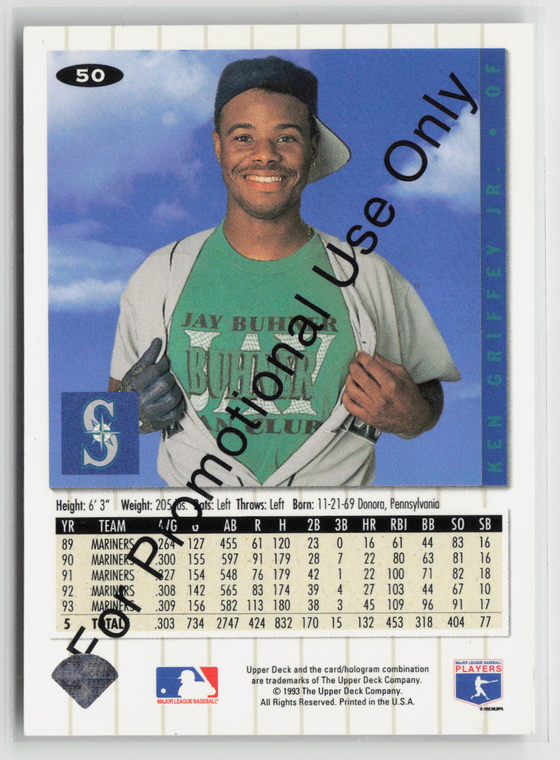 Ken Griffey Jr. 1994 Collector's Choice #50