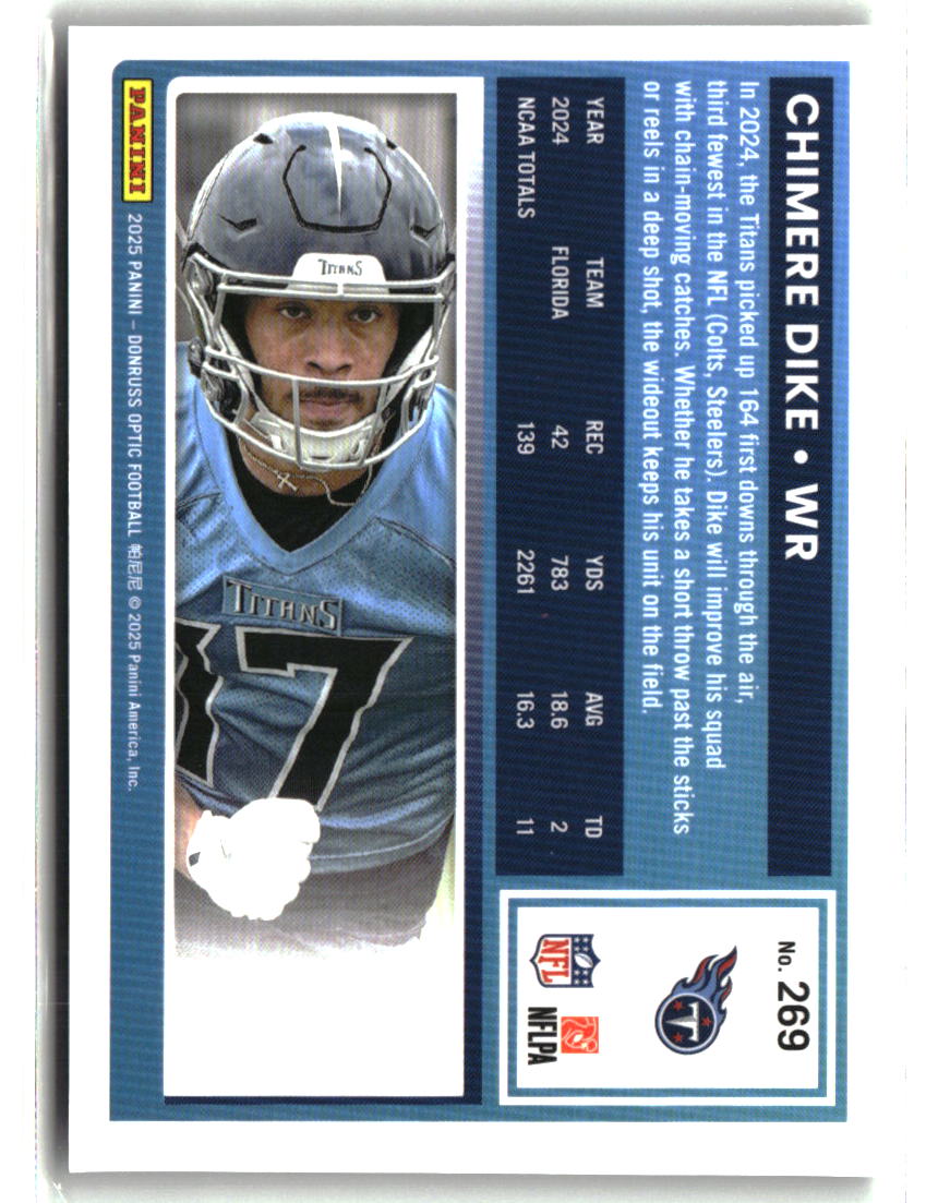 Chimere Dike 2025 Donruss Optic #269