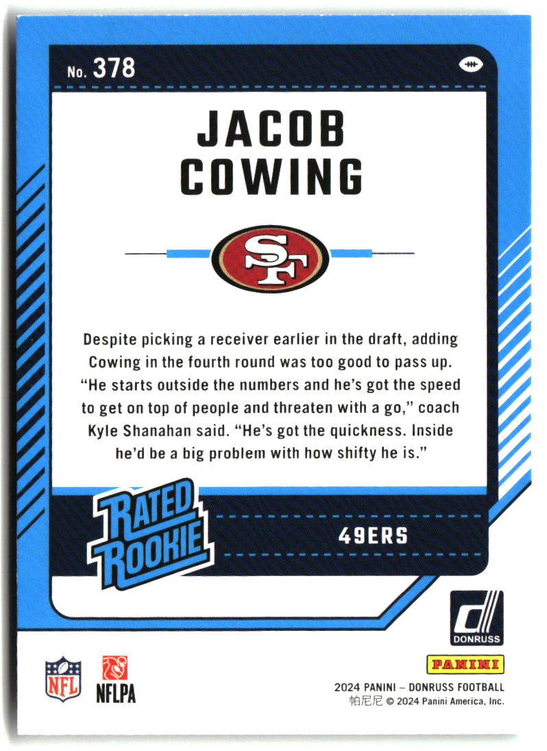 Jacob Cowing 2024 Donruss #378