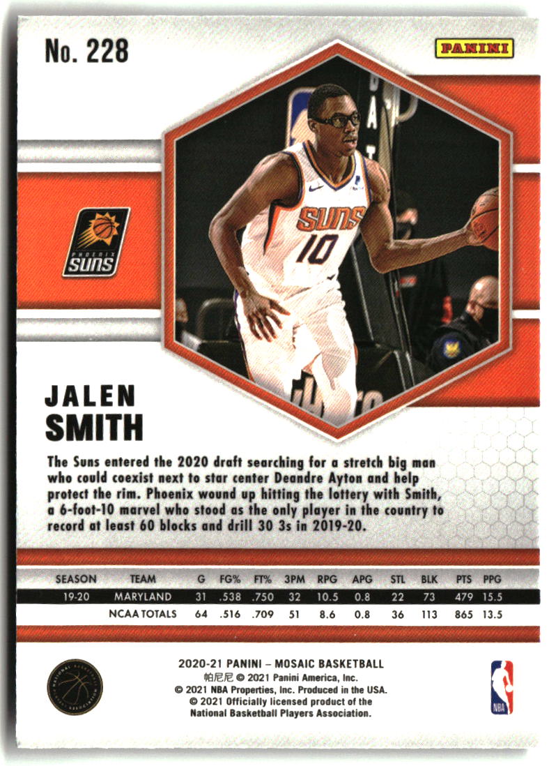 Jalen Smith 2020-21 Panini Mosaic Mosaic #228