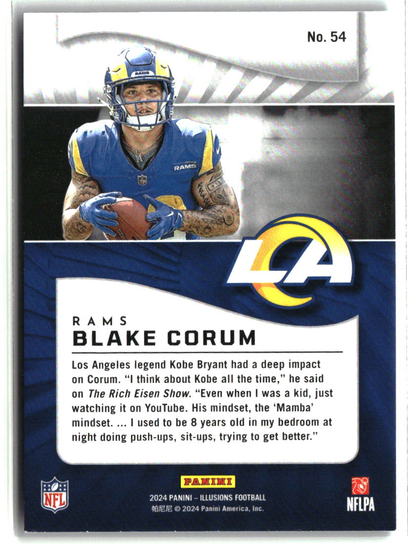 Blake Corum 2024 Panini Illusions Retail #54