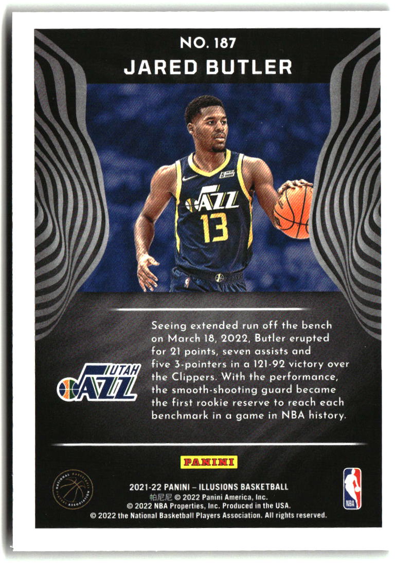 Jared Butler 2021-22 Panini Illusions #187