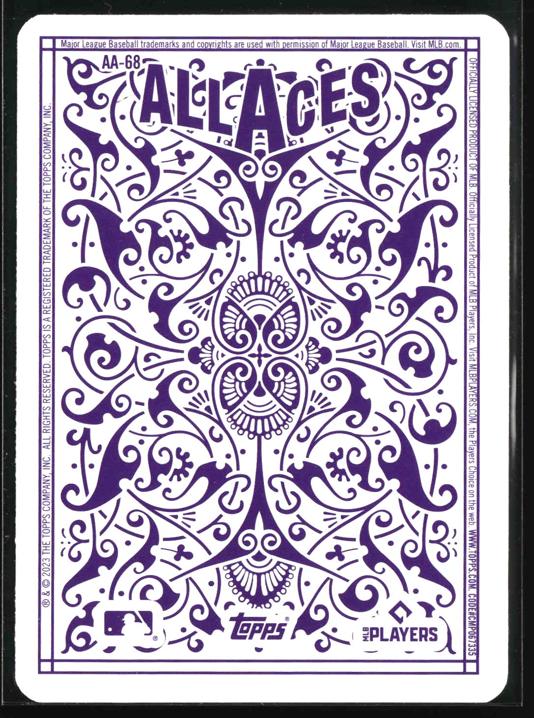 Tanner Bibee 2023 Topps Update All Aces #AA-68