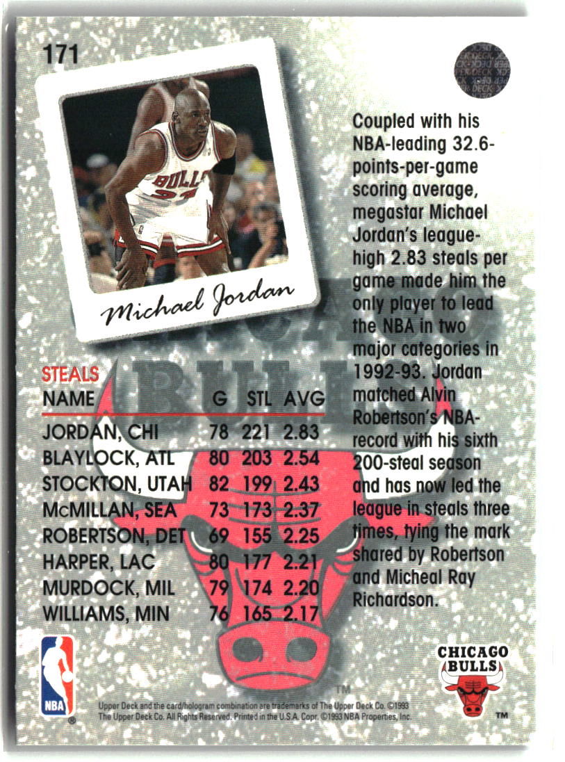 Michael Jordan 1993-94 Upper Deck #171