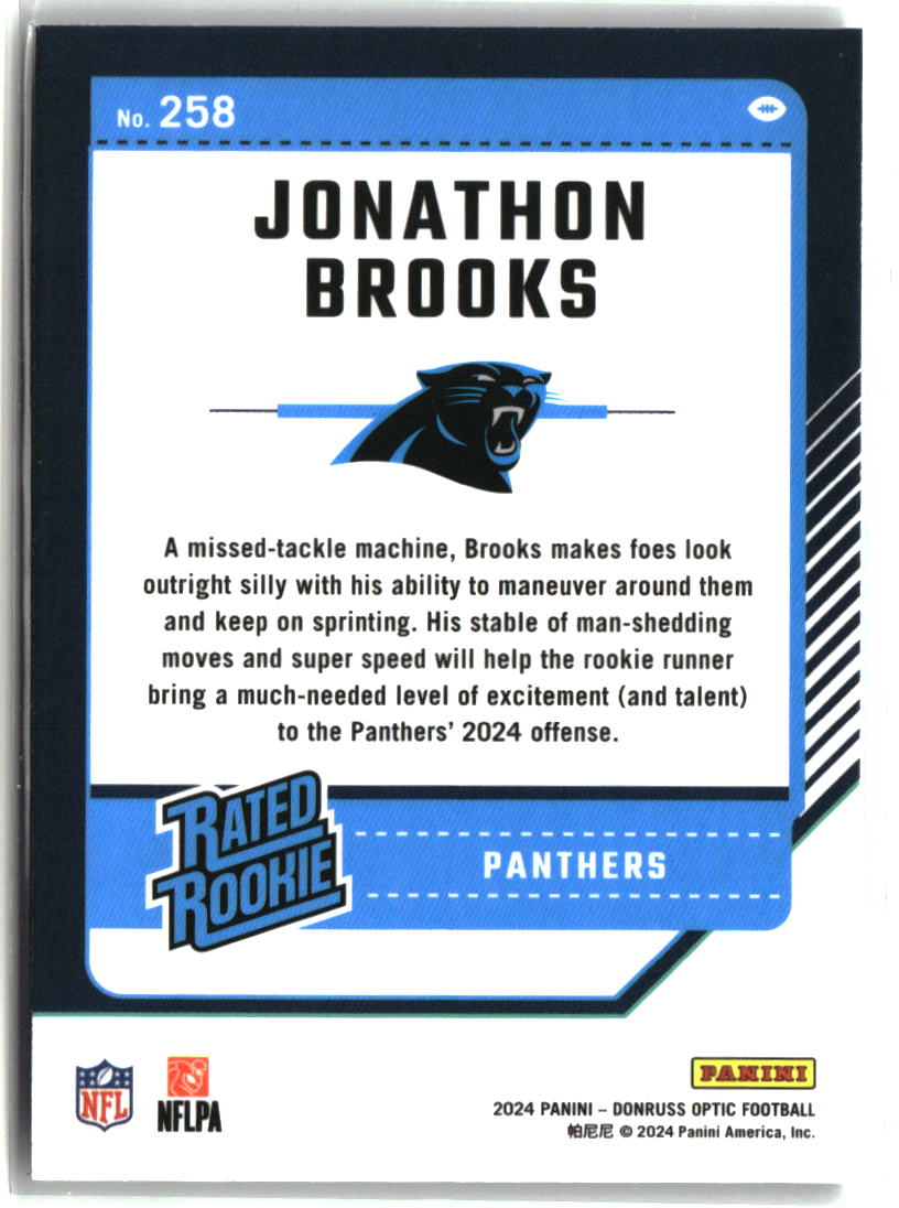 Jonathon Brooks 2024 Donruss Optic #258
