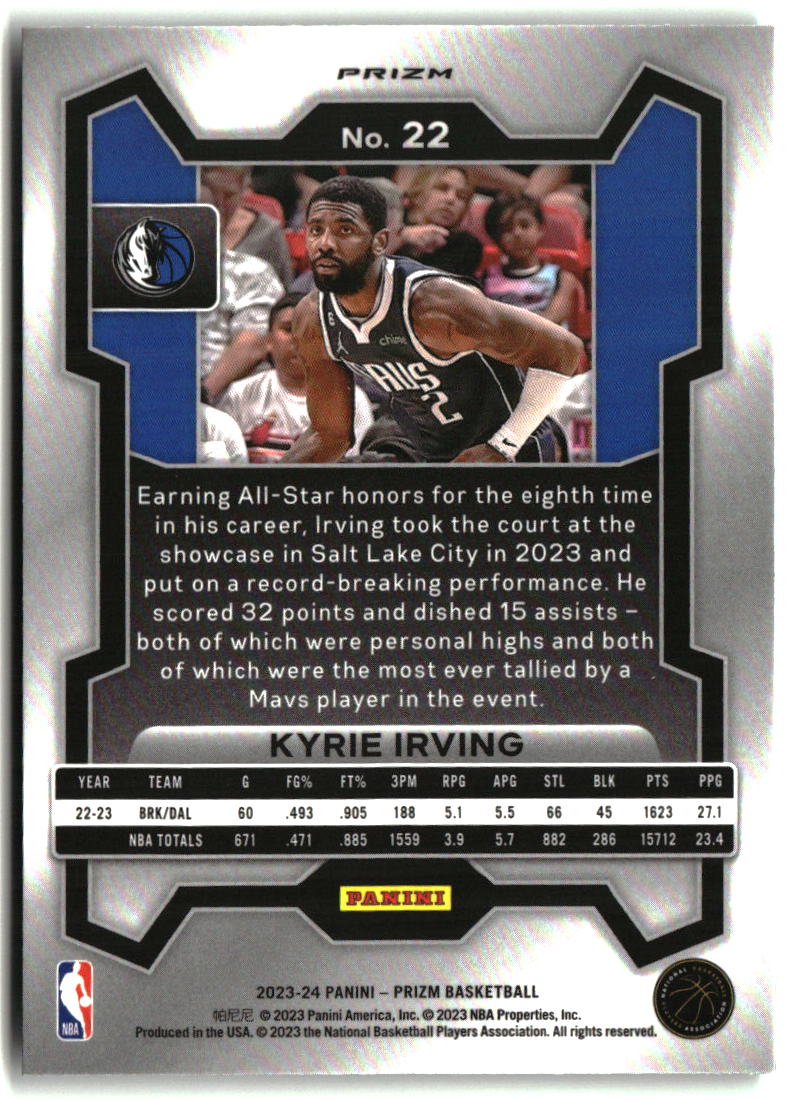 Kyrie Irving 2021-22 Panini Prizm Green Wave #99