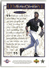 Load image into Gallery viewer, Michael Jordan 1995 Upper Deck Minor League Michael Jordan One On One #2