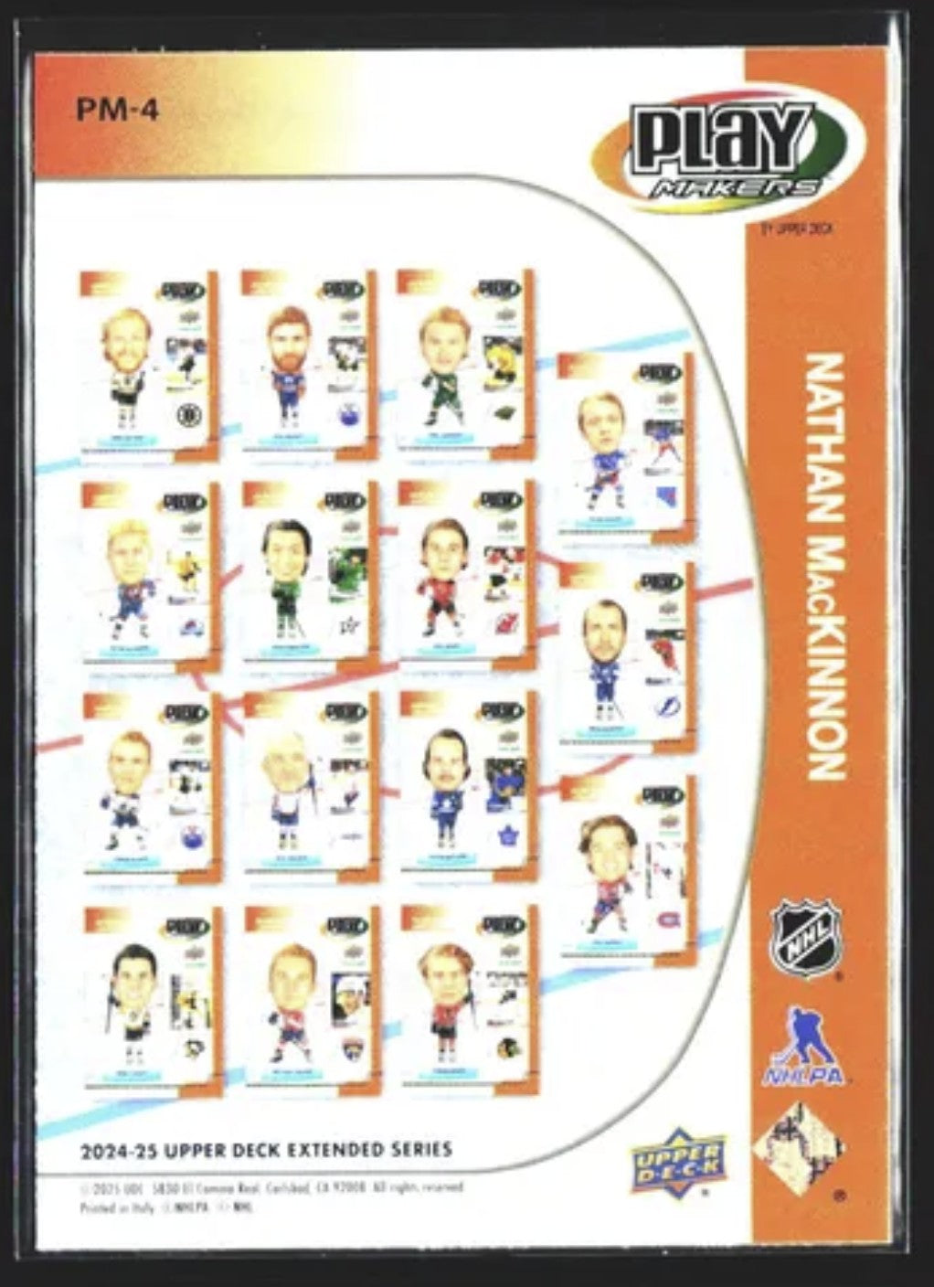 Nathan MacKinnon 2024-25 Upper Deck Playmakers #PM-4
