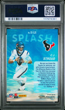 Load image into Gallery viewer, CJ Stroud 2024 Panini Mosaic Splash White #SSCJS /25 PSA 9