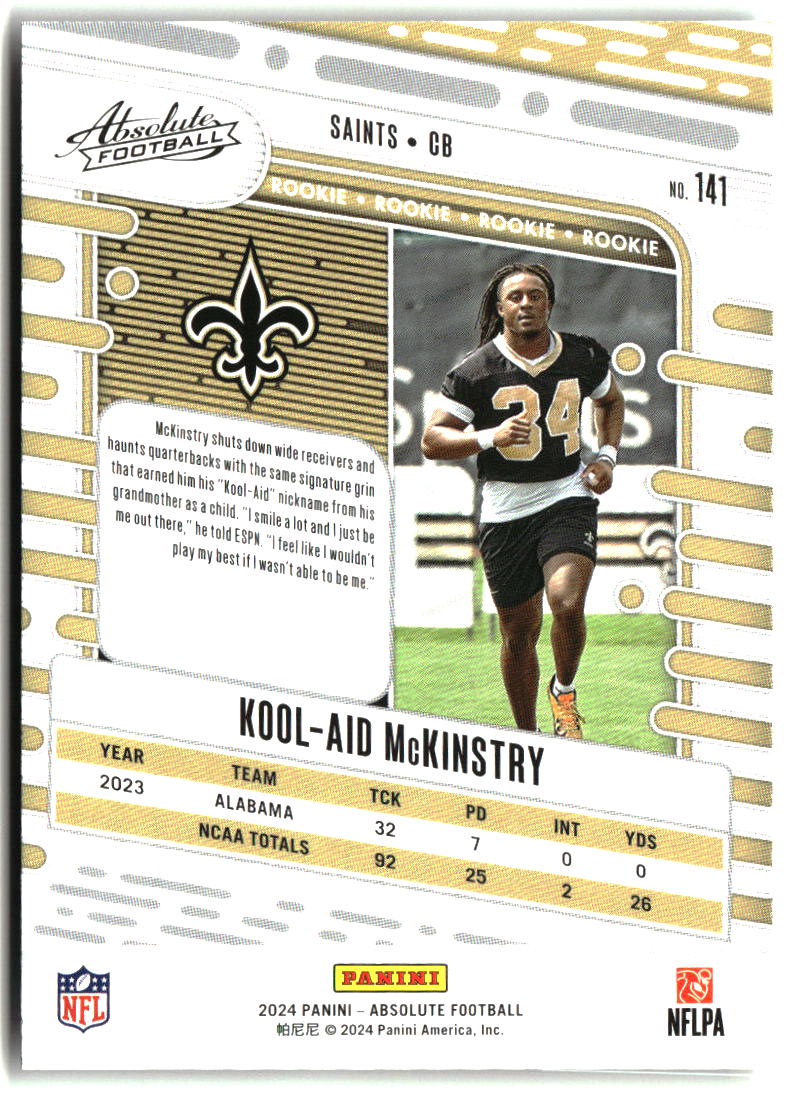 Kool-Aid McKinstry 2024 Panini Absolute Retail #141