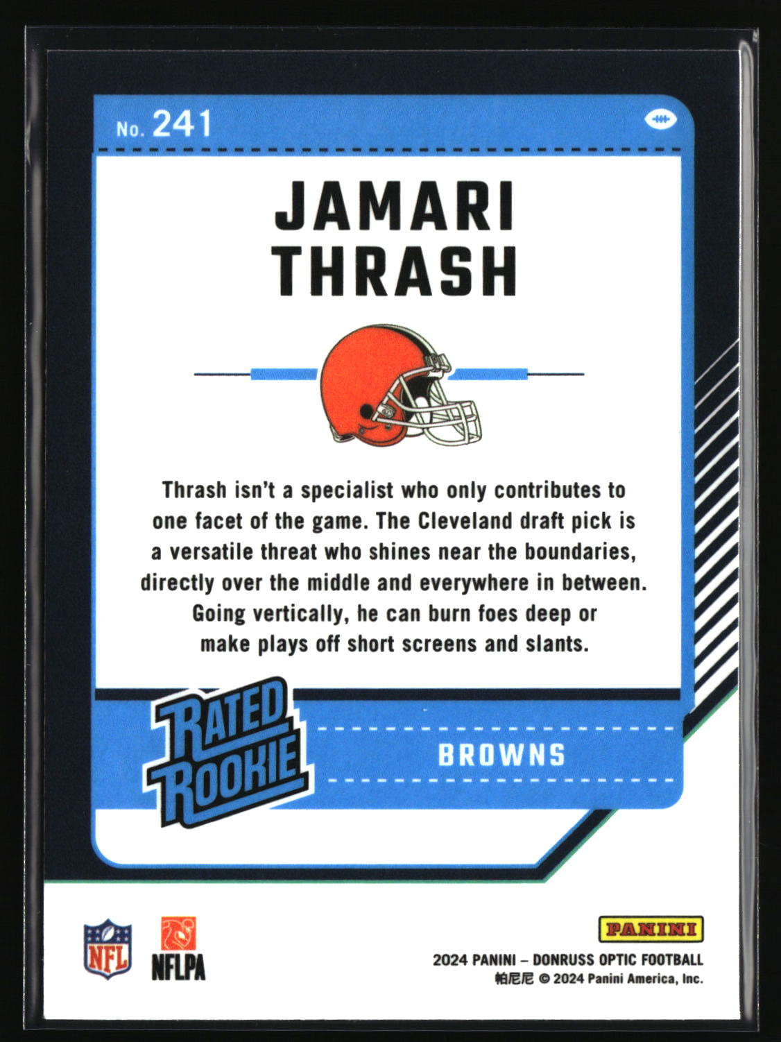 Jamari Thrash 2024 Donruss Optic #241