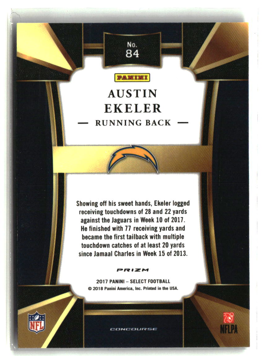 Austin Ekeler 2017 Panini Select #84