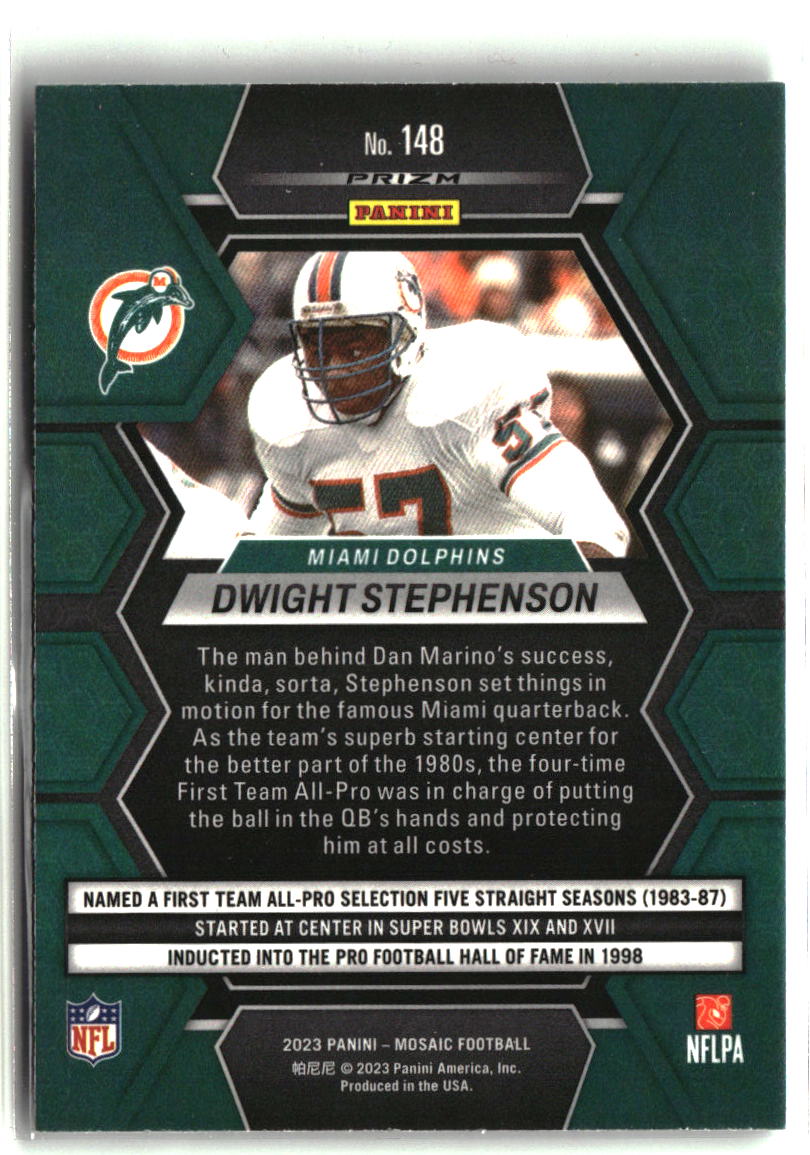 Dwight Stephenson 2023 Panini Mosaic Silver #148