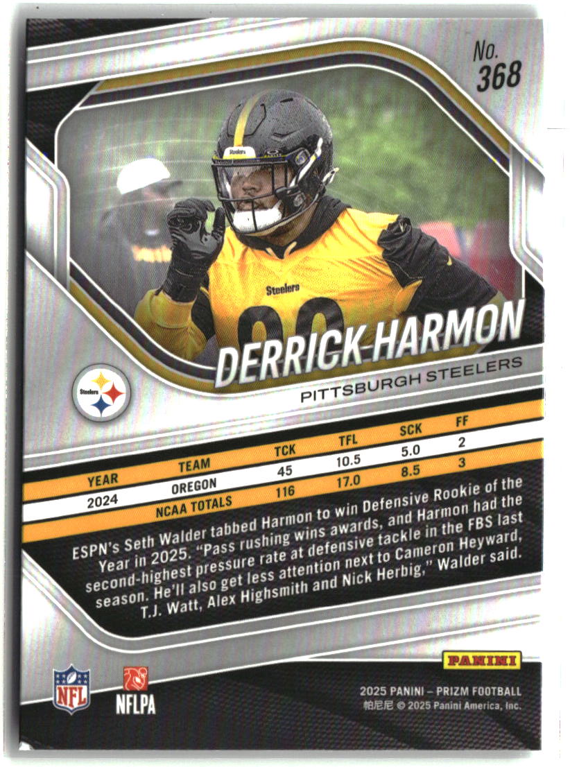 Derrick Harmon 2025 Panini Prizm #368