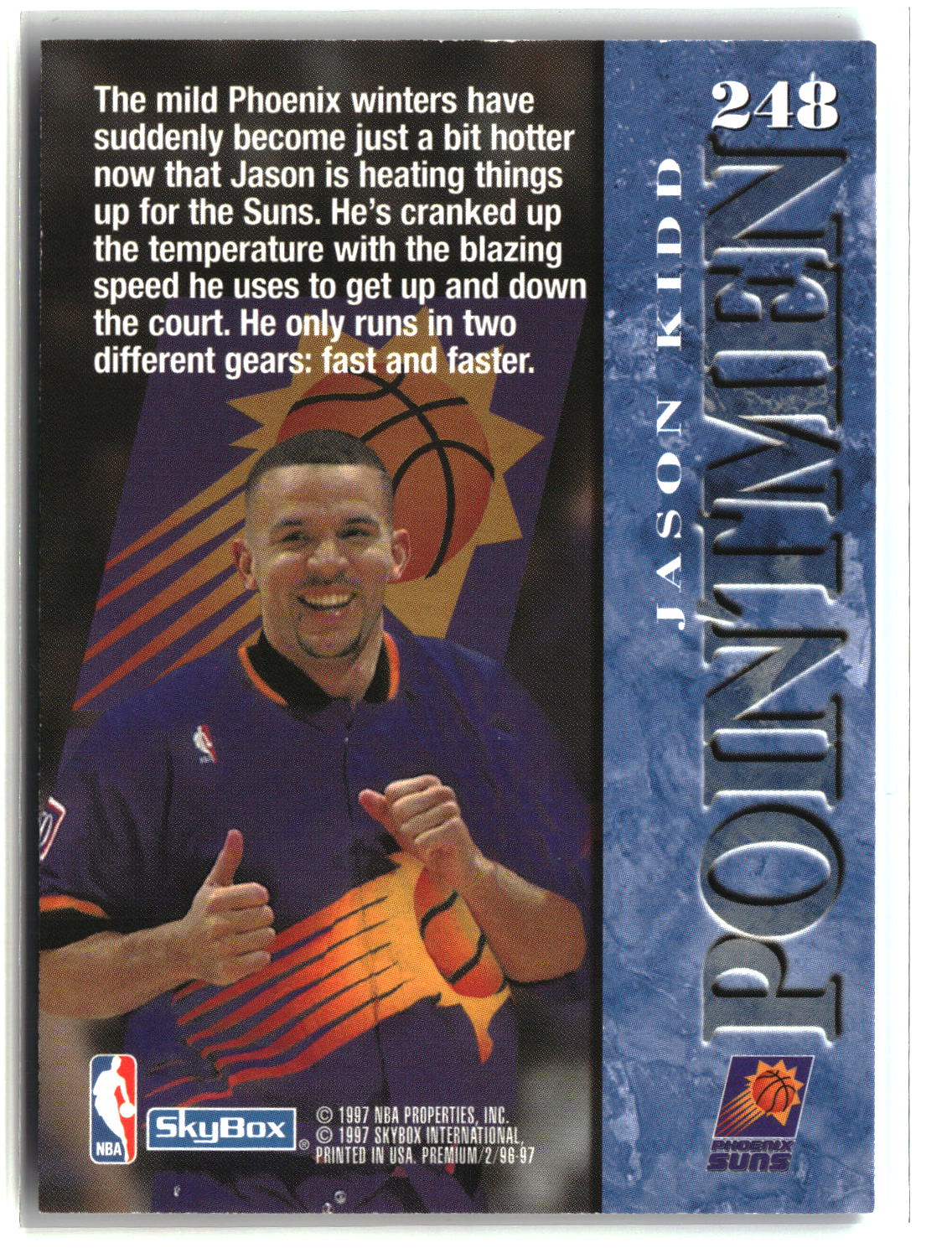 Jason Kidd 1996-97 SkyBox Premium #248