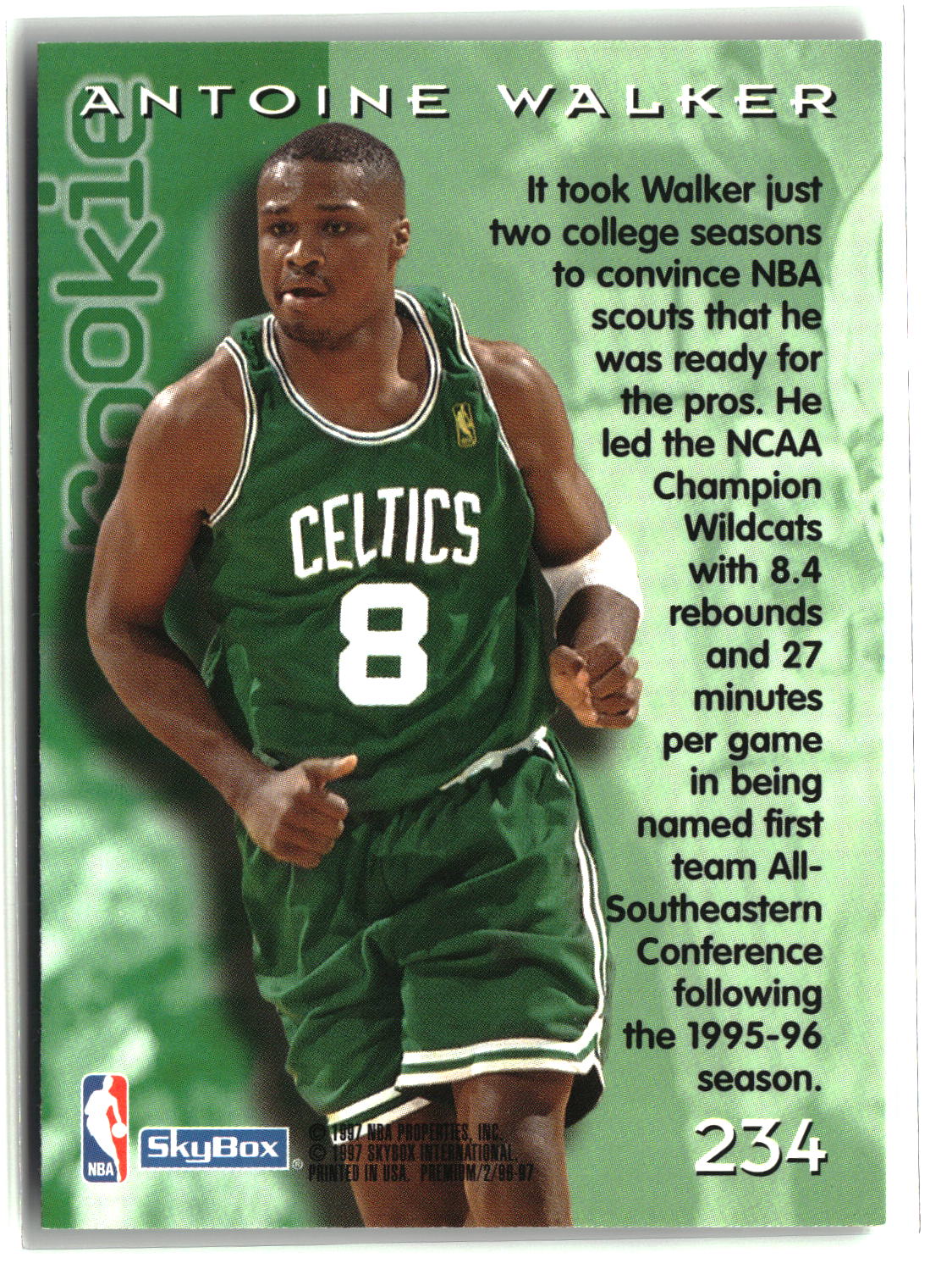 Antoine Walker 1996-97 SkyBox Premium #234