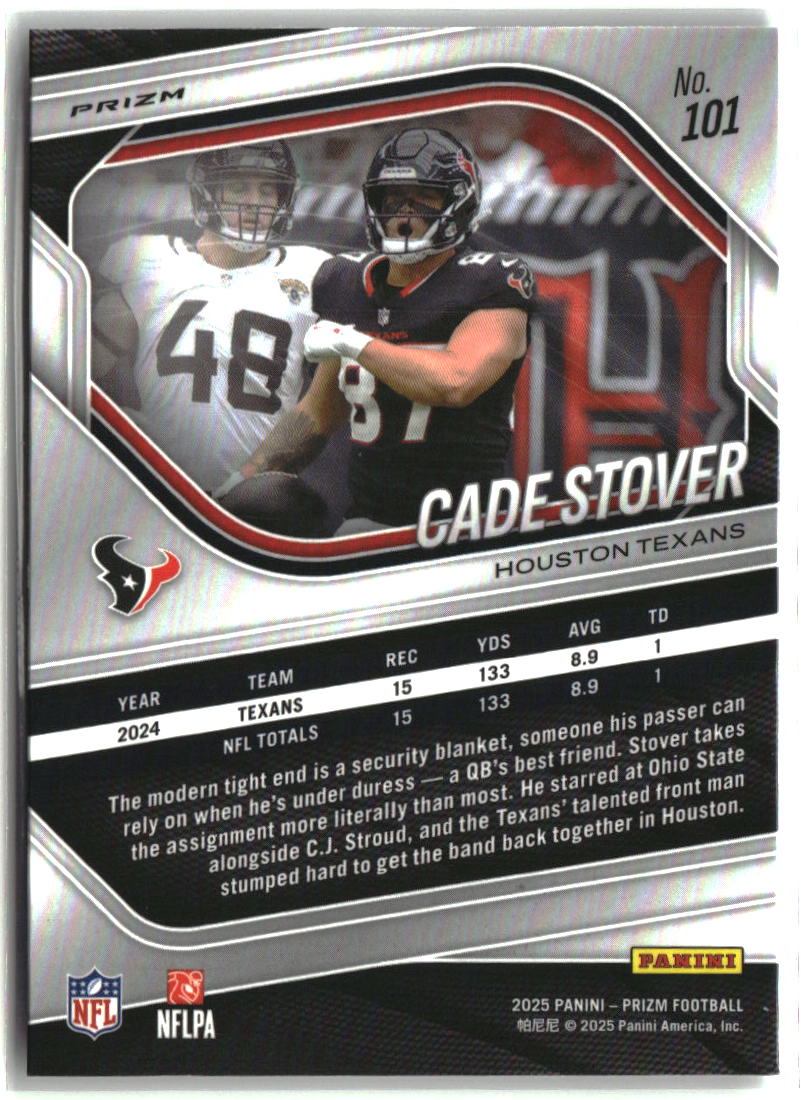 Cade Stover 2025 Panini Prizm Lazer #101