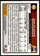 Load image into Gallery viewer, Joe Flacco 2008 Topps Chrome Gold Refractor #TC170 /199