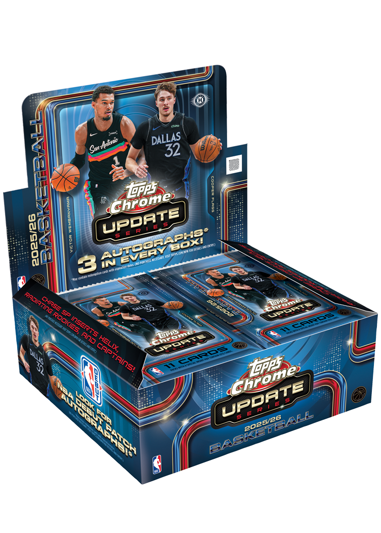 2025-26 Topps Chrome Update Series Basketball Hobby Jumbo Box