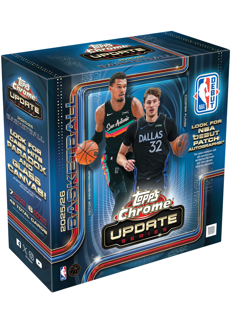 2025-26 Topps Chrome Update Series Basketball Mega Box
