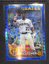 Load image into Gallery viewer, Andrew McCutchen 2024 Topps Chrome Logofractor Blue  #124 102/150