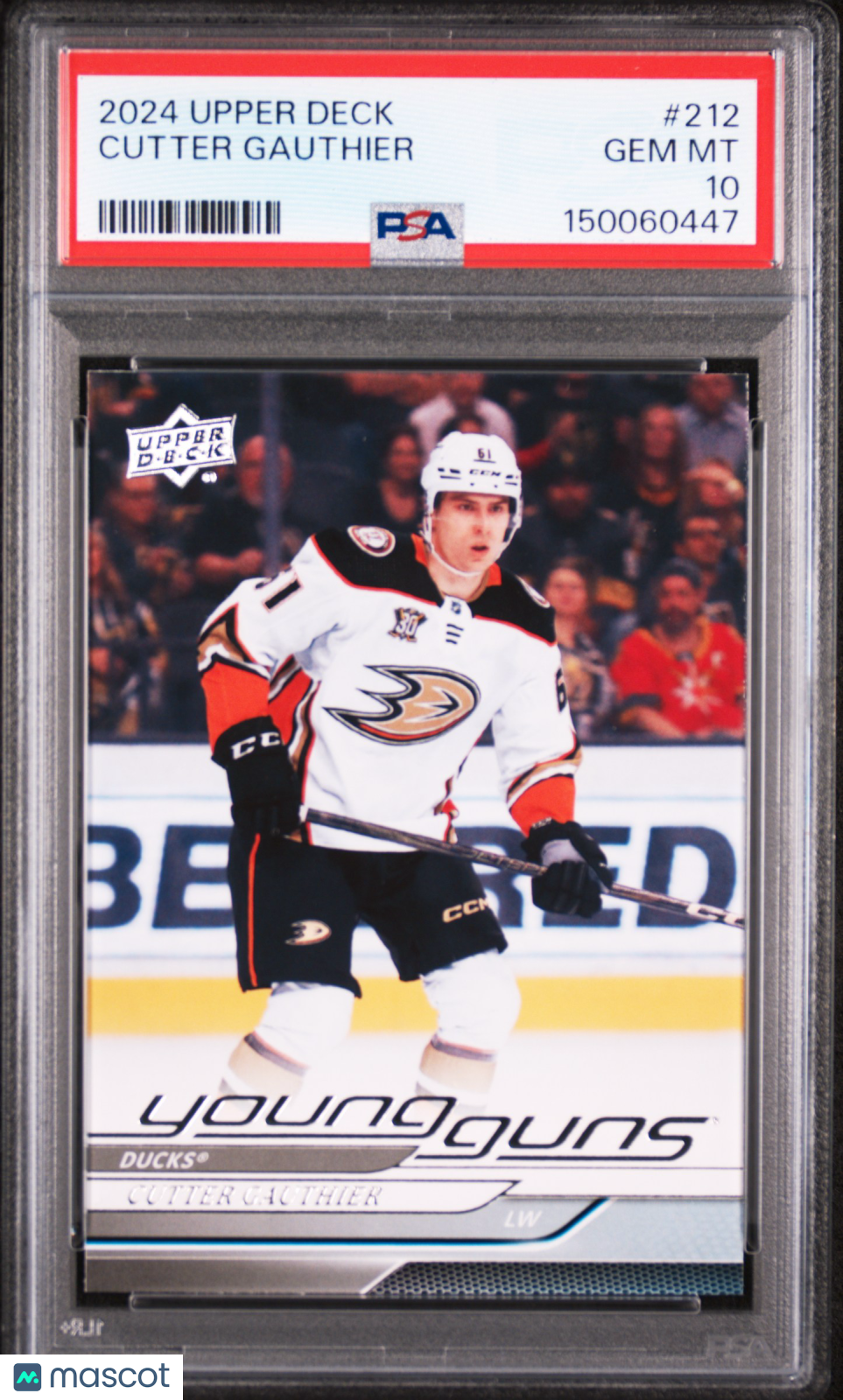 Cutter Gauthier 2024 Upper Deck #212 PSA 10