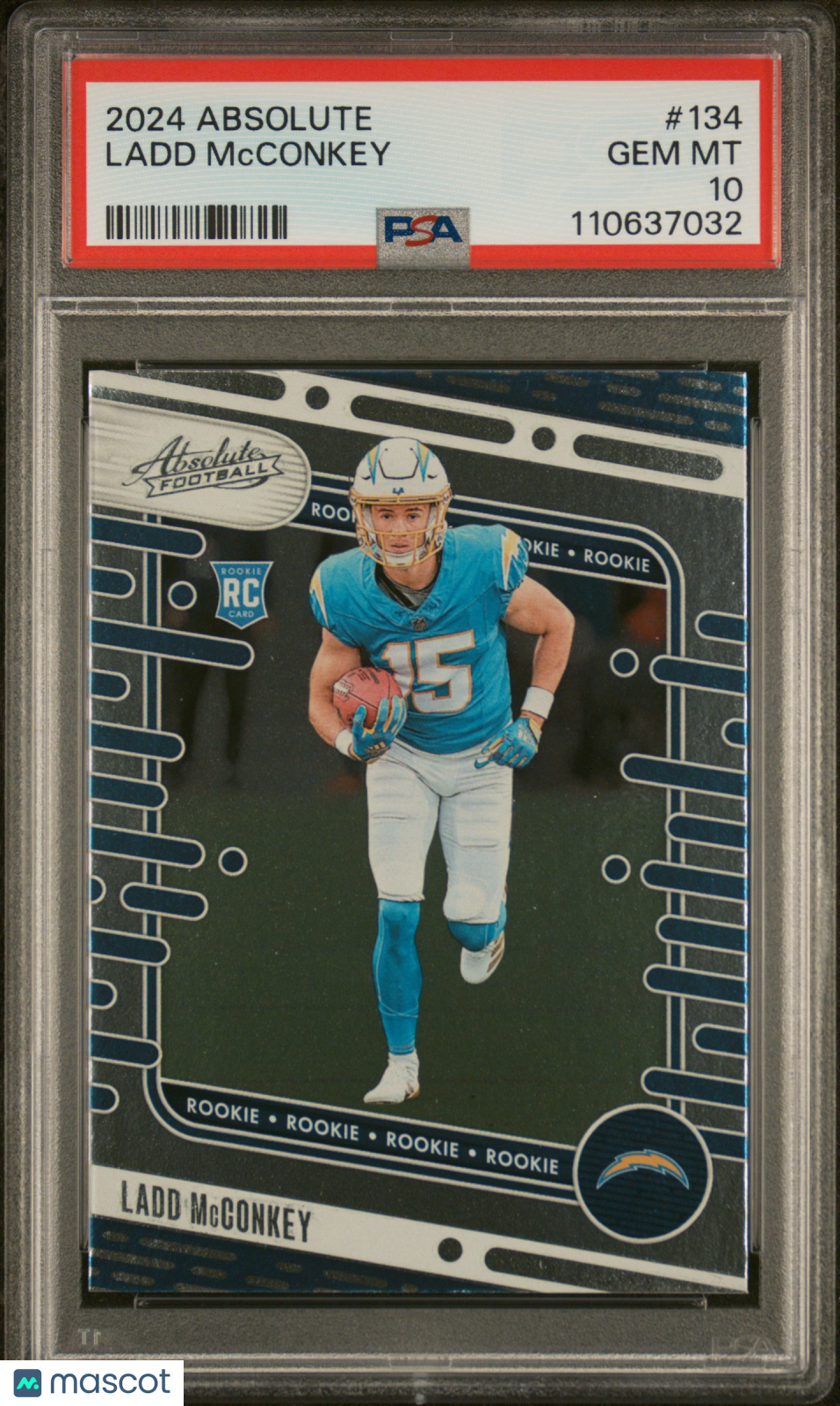 Ladd Mcconkey 2024 Panini Absolute #134 PSA 10