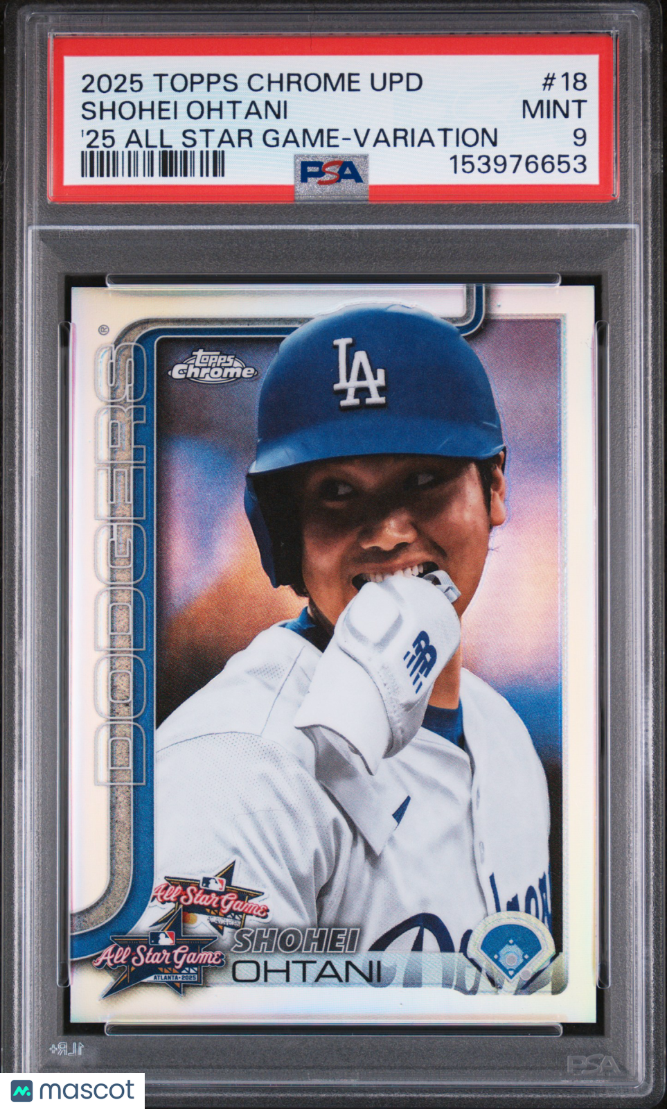 Shohei Ohtani 2025 Topps Chrome Update 2025 All-Star Game #ASGC-18b PSA 9