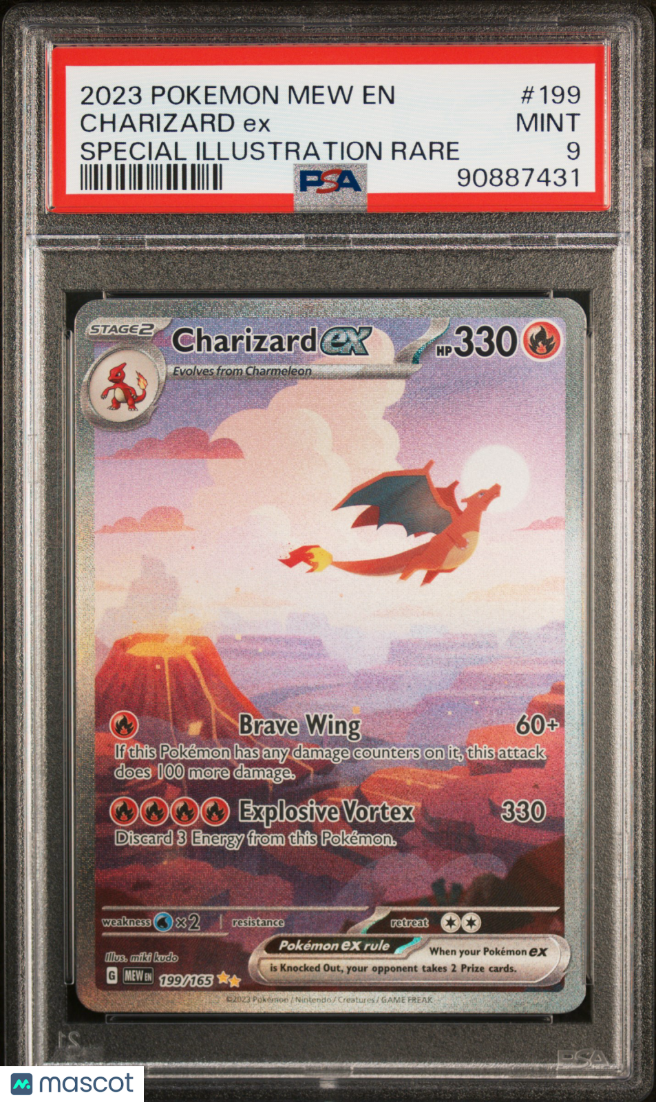 Charizard ex SV: Scarlet & Violet 151 #199/165 PSA 9
