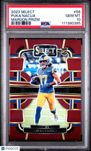 Load image into Gallery viewer, Puka Nacua 2023 Panini Select Maroon Prizm #56 /149 PSA 10