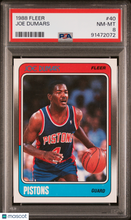 Load image into Gallery viewer, Joe Dumars 1988 Fleer #40 PSA 8