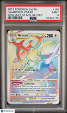 Load image into Gallery viewer, Arceus VSTAR 2022 Pokemon Sword & Shield Brilliant Stars #176 PSA 9