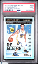 Load image into Gallery viewer, Stephen Curry 2021 Panini NBA Hoops Slam Winter Holo #193 PSA 9