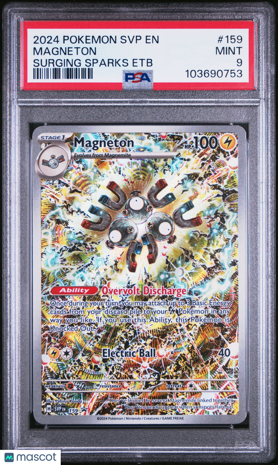 Magneton SV: Scarlet & Violet Promo Cards #159 PSA 9