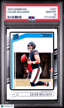 Load image into Gallery viewer, Caleb Williams 2024 Panini Donruss #327 PSA 10