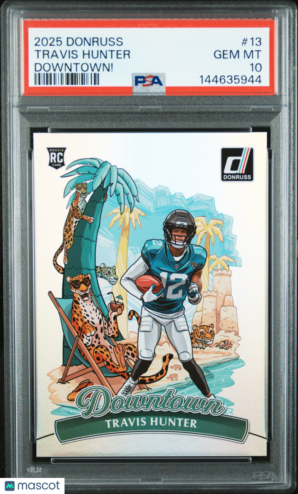Travis Hunter 2025 Panini Donruss Downtown #13 PSA 10