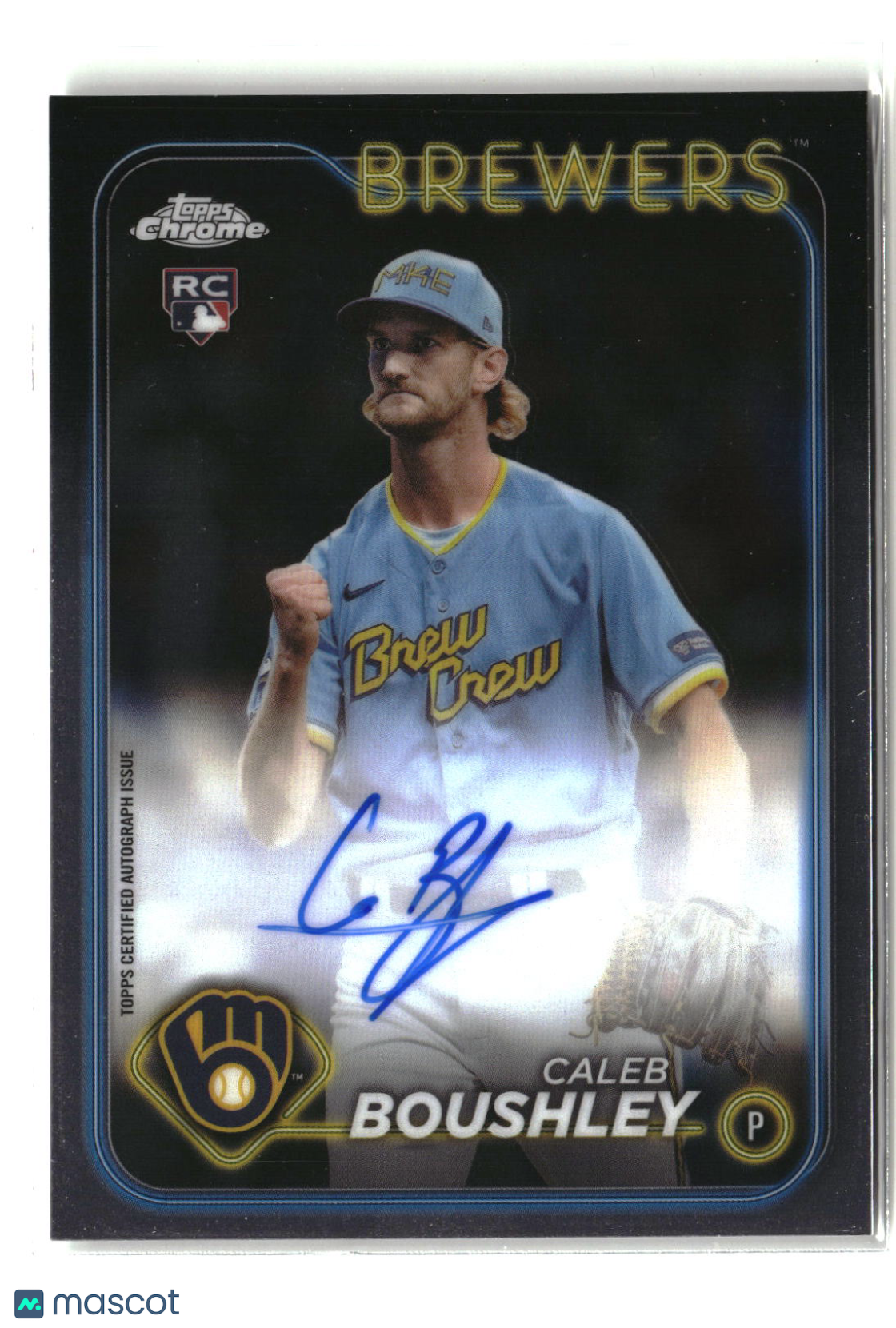 Caleb Boushley 2024 Topps Chrome Rookie Autographs #RA-CB