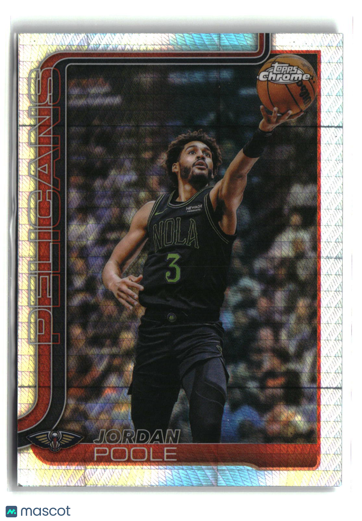 Jordan Poole 2025-26 Topps Chrome Update Prism Refractor #81